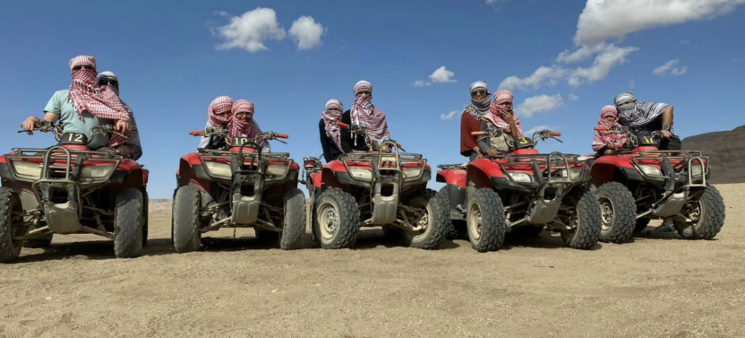 Morning Quad Bike Desert Safari Tour From Luxor Hotel or Nile Cruise