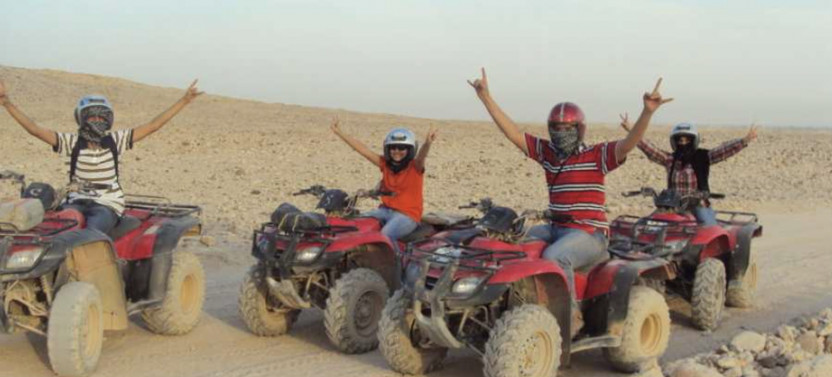 Sunset Quad Bike Safari Tour in Luxor