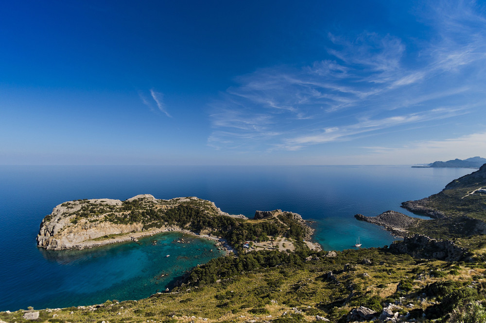 Boat Trip To Anthony Quinn, Kallithea & Traganou Bays From Lindos