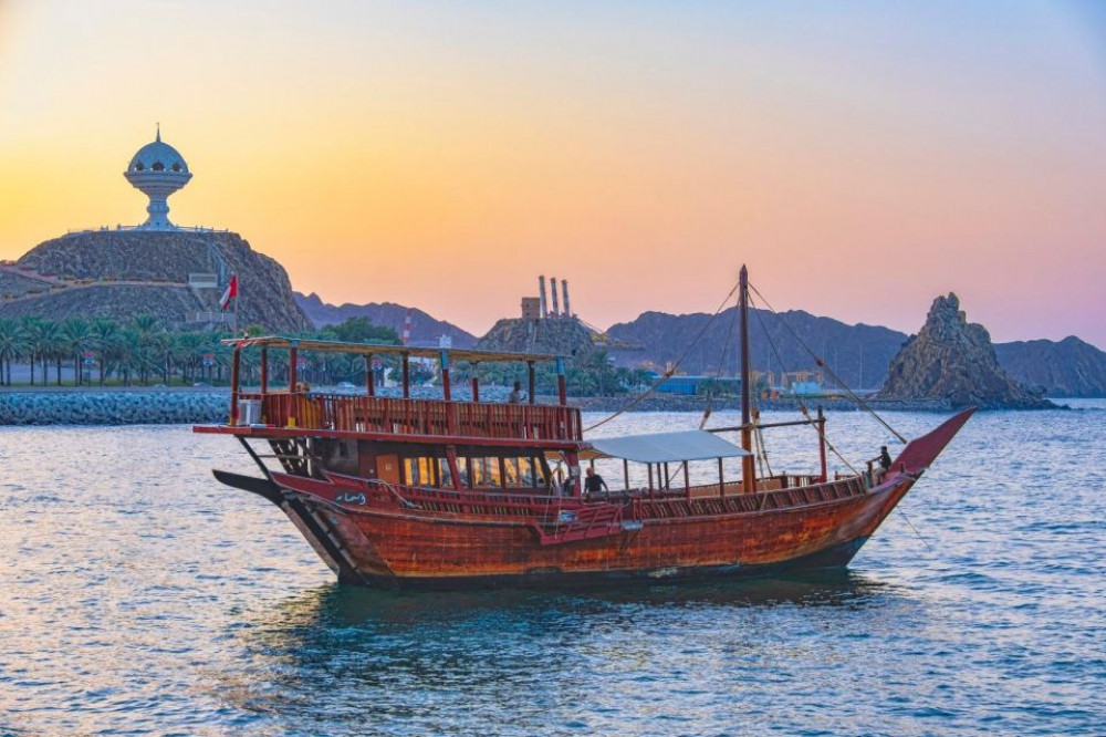 Sunset Dhow Cruise Along Muscat's Coastline (Shared Group)