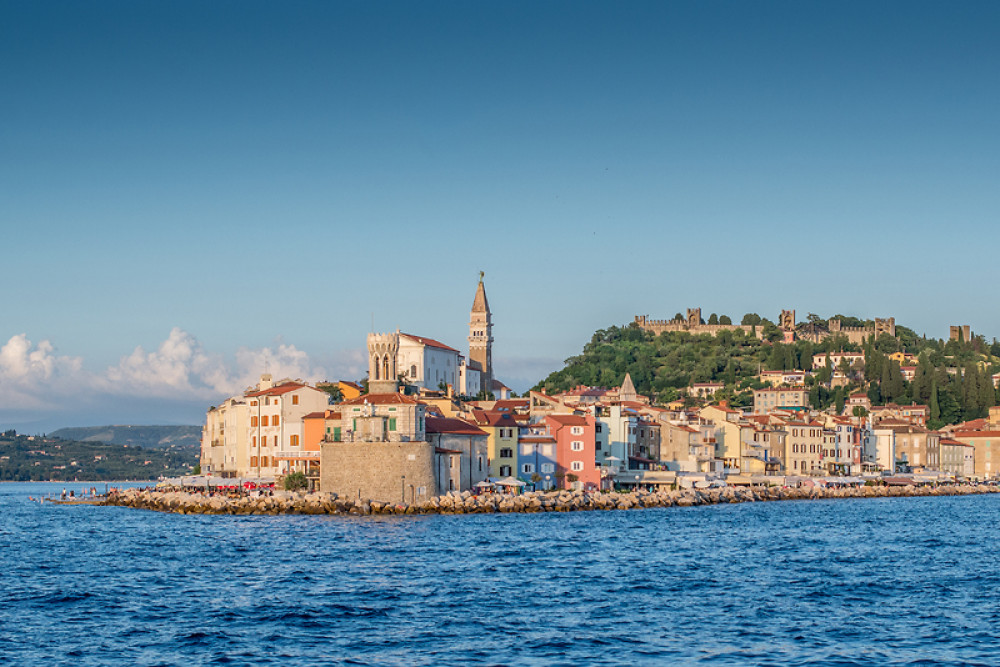 Panoramic Slovenian Coast from Trieste