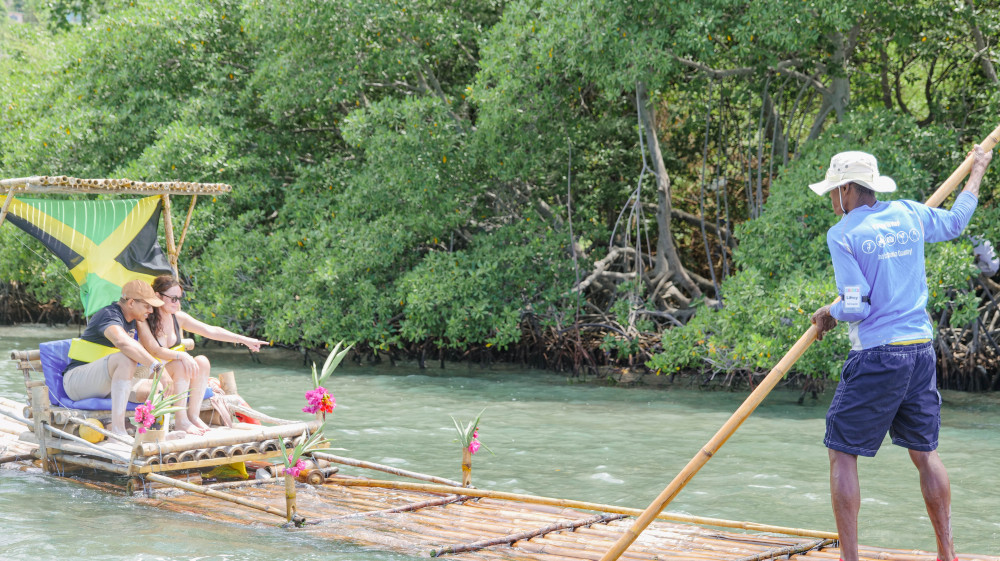 Ocean Bamboo Rafting Triple - Motorized