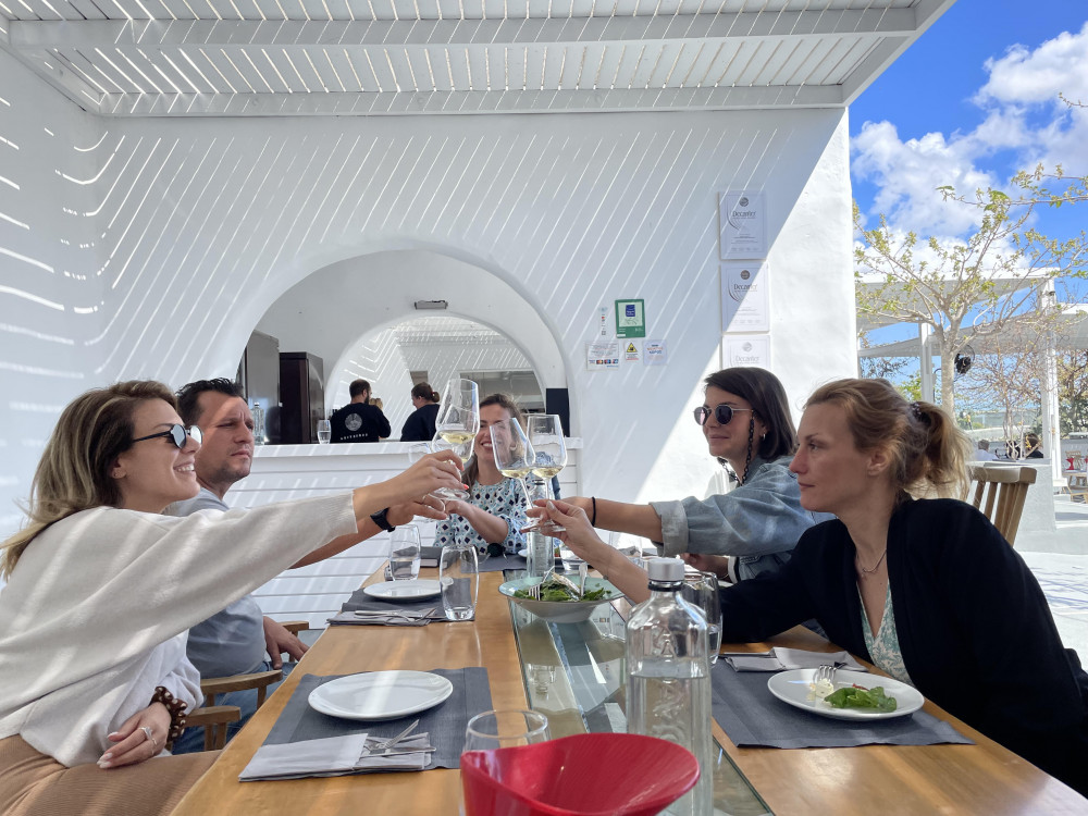 Santorini Sightseeing Tour and Winery Dining Experience