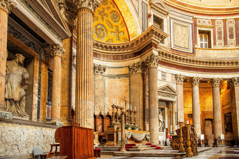 Pantheon Timeless Marvel Guided Tour with Entry Tickets - Tour in French