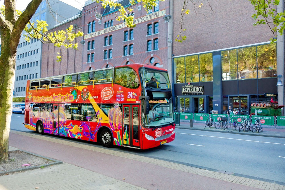 City Sightseeing Amsterdam Hop On Hop Off Tour: Bus & Boat - 24 Hours