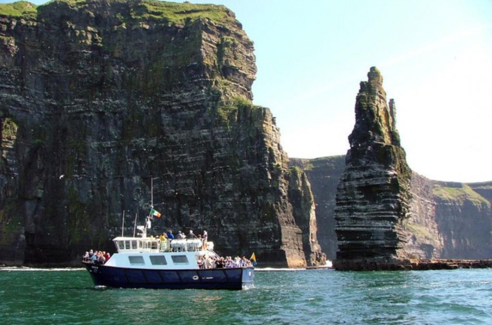 From Dublin: Cliffs of Moher, Boat Cruise, and Aillwee Cave