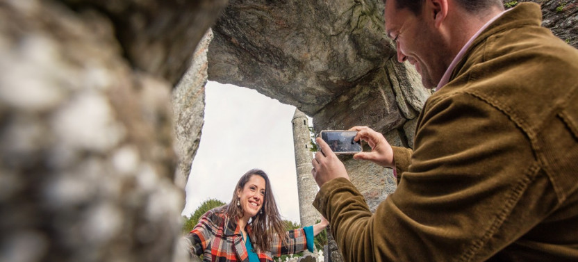From Dublin: Wicklow, Glendalough, Waterfall & Sheepdog demo