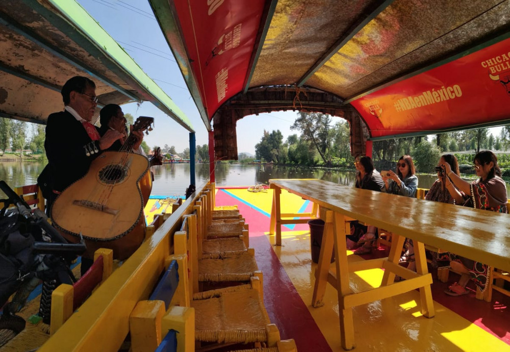 Xochimilco Mexico Tour: Fiesta on a Trajinera and Charming Coyoacan (6h)