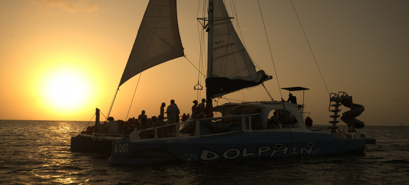 Catamaran Dolphin Sunset Adventure Cruise