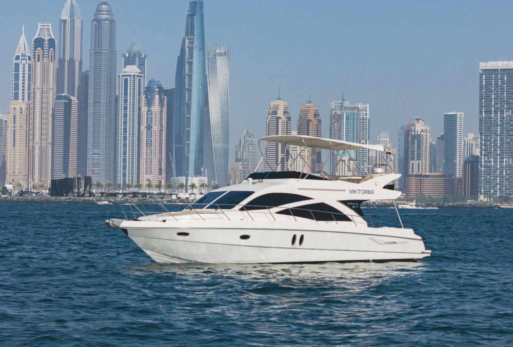 Viktoriia Oryx 46: Affordable Luxury Yacht Cruise in Dubai Marina