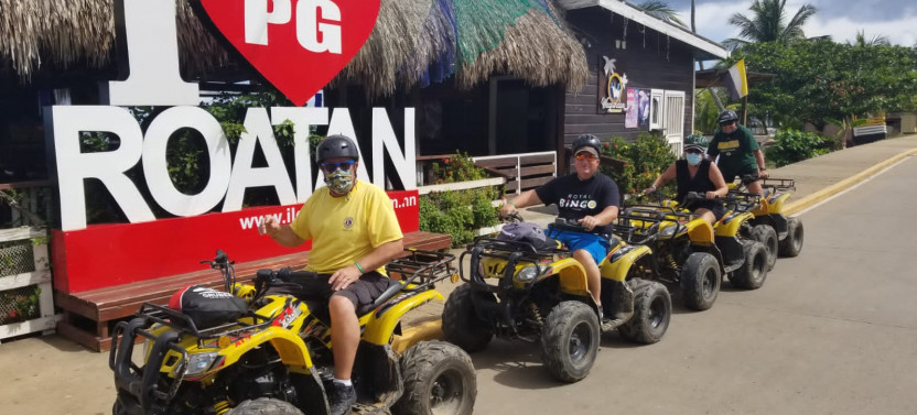 Roatan 5 Hours Adventure ATV, Food Tasting & Beach