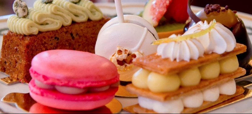 Afternoon Tea at The Milestone With a Glass Of Champagne
