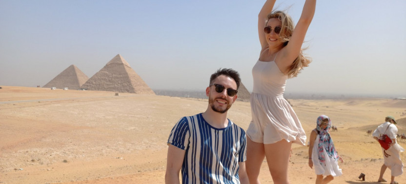 Private Guided Giza Pyramids Sakkara and Dahshur Pyramids Day Tour