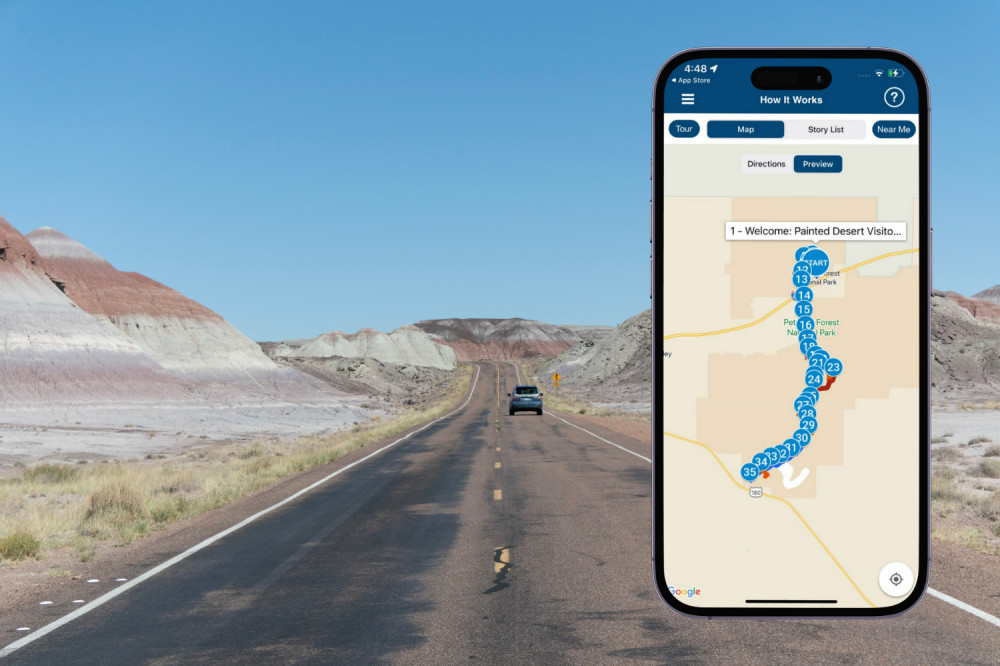 Petrified National Park Self-Guided Driving Audio Tour