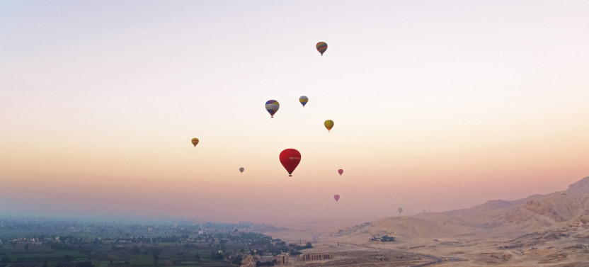 Hot Air Balloon Ride In Luxor