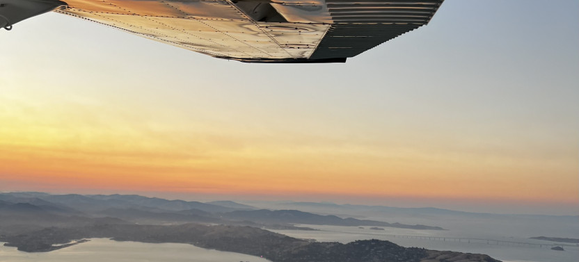 Private San Francisco Sunset Flight Tour