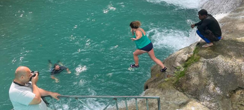 Blue Hole, Dunn's River Adventurous, & Hiking Waterfalls from Ocho Rios