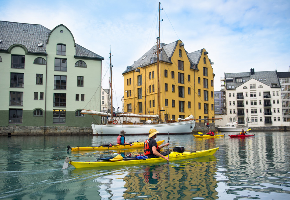 Sunset Kayaking in Ålesund