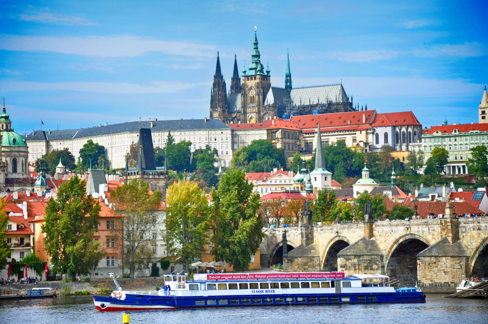 1 Hour Panoramic Vltava River Cruise