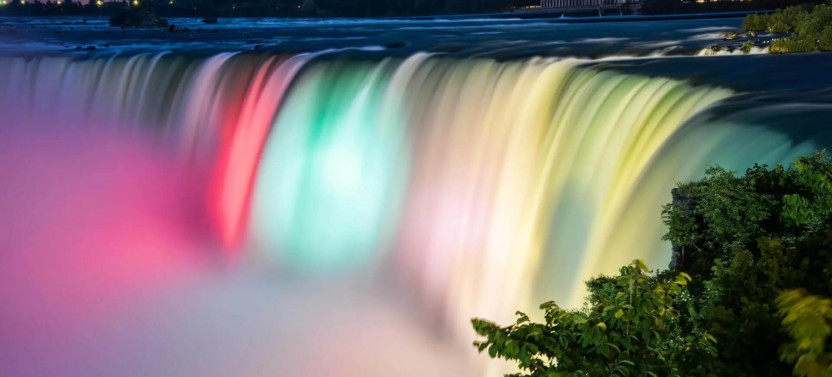Group Tour: Niagara Falls Evening Lights Tour