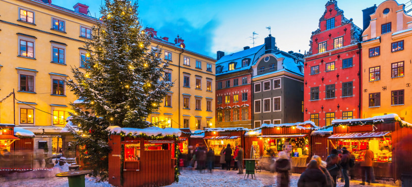 Stockholm's Christmas Spirit Private Walking Tour