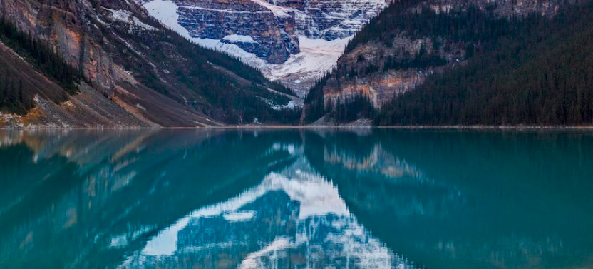Moraine Lake Sunrise and Lake Louise
