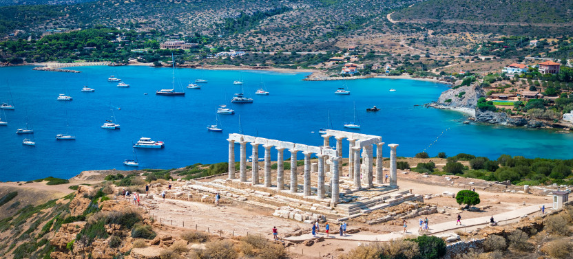 Private Sunset Tour of Cape Sounion, Temple of Poseidon and Athens Riviera