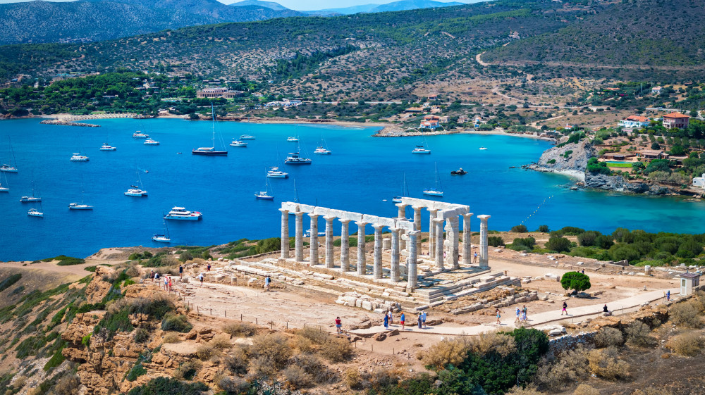 Private Sunset Tour of Cape Sounion, Temple of Poseidon & Athens Riviera