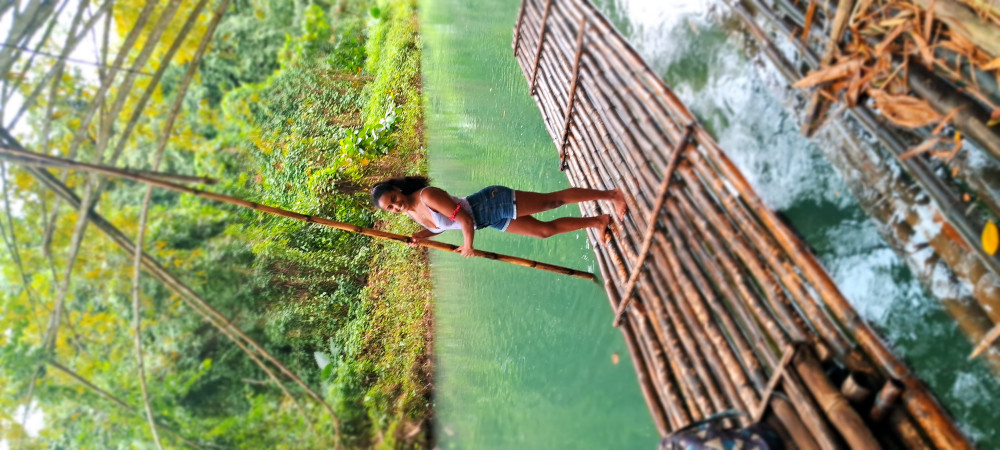 Bamboo Rafting Experience on the Martha Brea