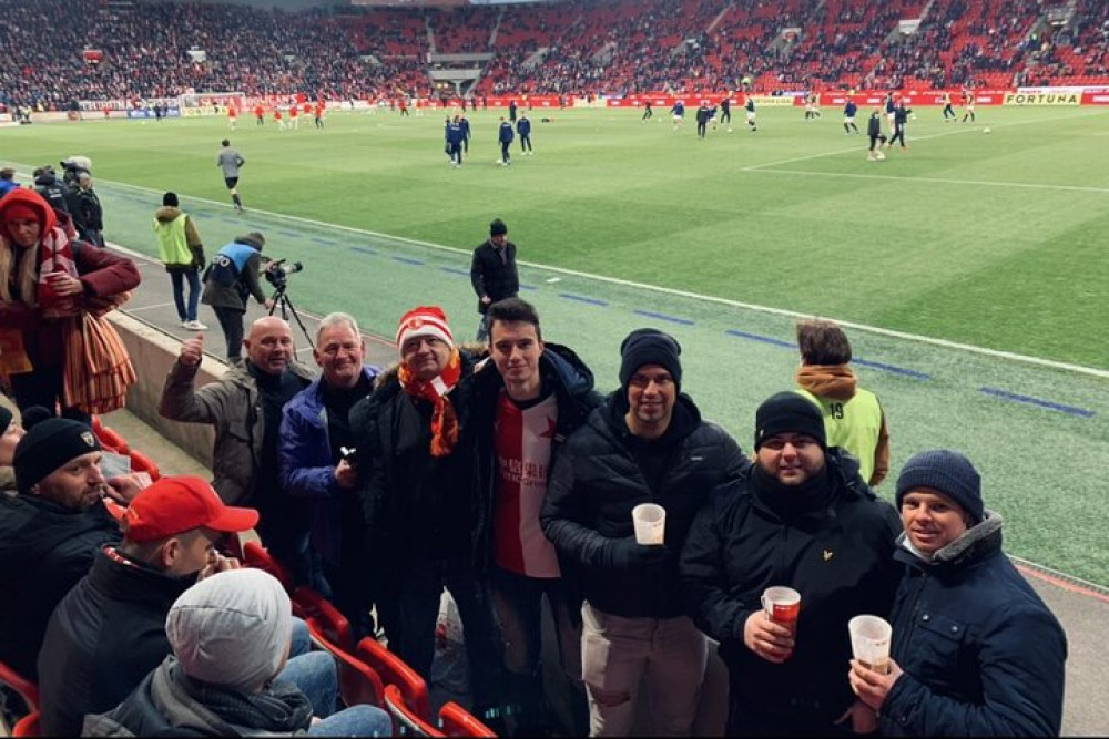 Slavia Or Sparta Prague Game With A Local