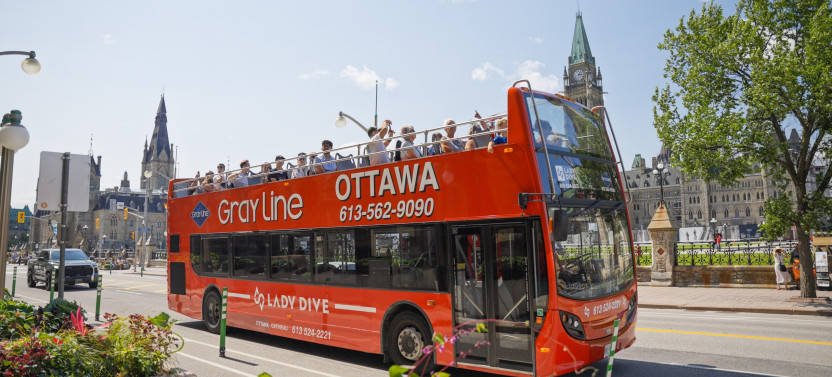 1 Day Pass Combo - Rideau Canal Cruise & Grayline City Tour