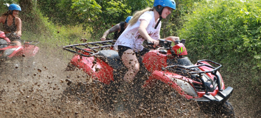 Private Experience ATV Quad Bike With Bali Swing Highlight