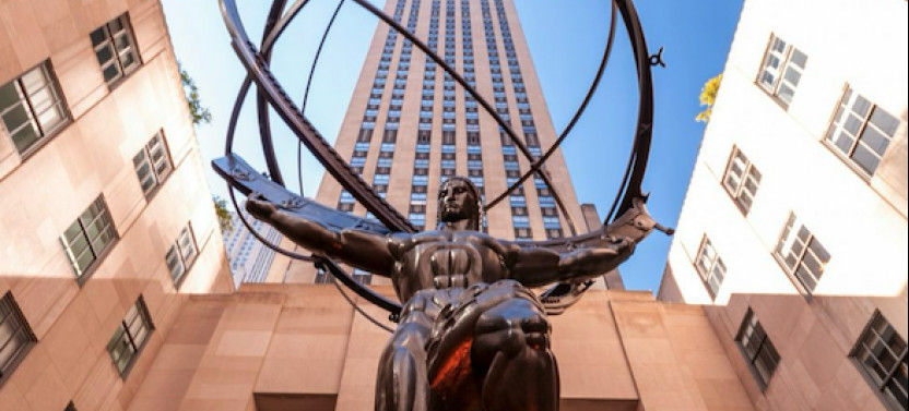 New York Rockefeller Center Walking Tour With Top of the Rock Ticket