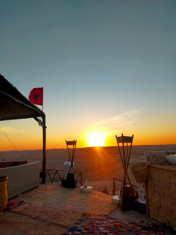 Agafay Sahara Magical Sunset from Marrakech