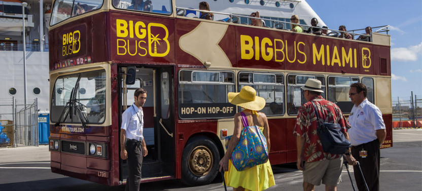 Big Bus Miami: 48-Hour Hop-on Hop-off Tour & Millionaires Row Boat Cruise