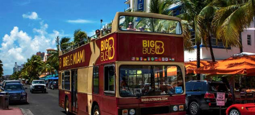 Big Bus Miami: 48-Hour Hop-on Hop-off Tour & Millionaires Row Boat Cruise