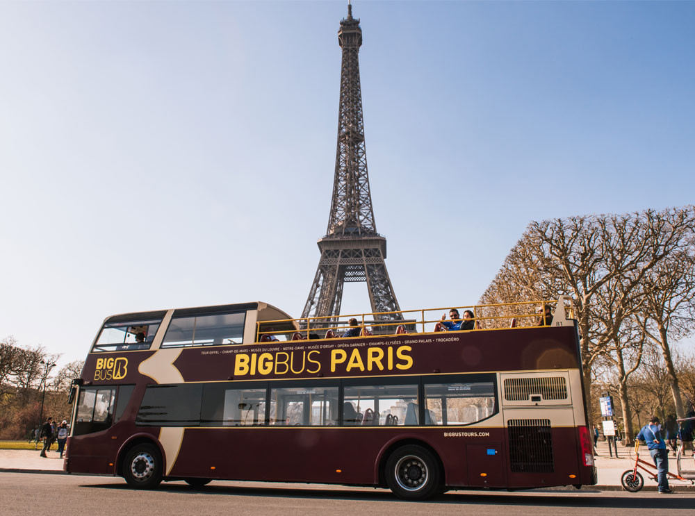 Big Bus Paris Discover - Hop On Hop Off Bus Ticket - 24 Hours