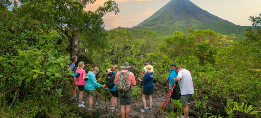 Arenal Volcano Hike Trails & La Fortuna Waterfall Guided Tour