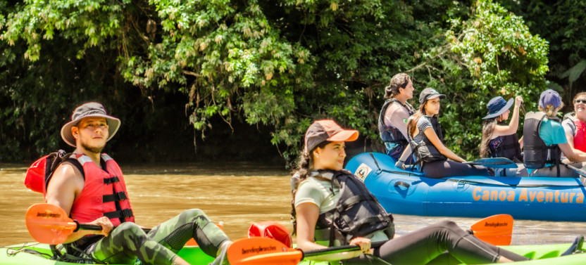 Wildlife Safari Float by Kayak in Peñas Blancas River from Arenal
