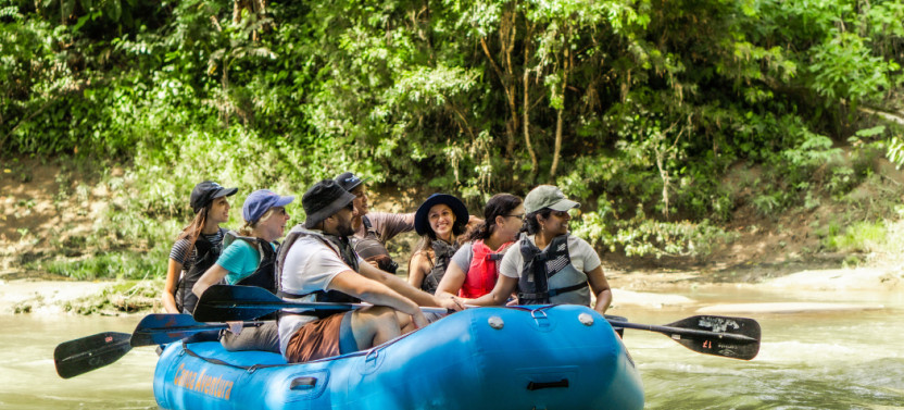 Wildlife Safari Float by Raft in Peñas Blancas River from Arenal