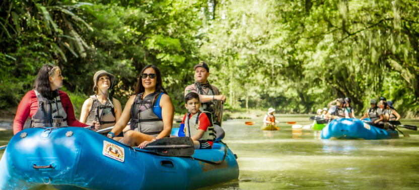 Safari Float & La Fortuna Waterfall Hike in Arenal