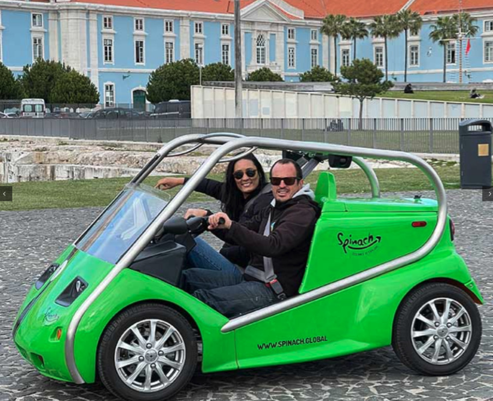 Lisbon Private Group Tour in an Electric Car