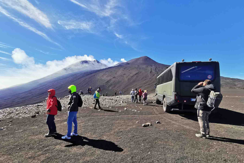 Etna Summit Tour By 4WD Bus From Taormina