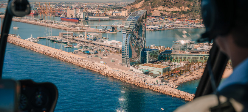 360º Barcelona SkyWalk: Old Town Walking, Helicopter Flight & Boat Ride, photo 4 of 18