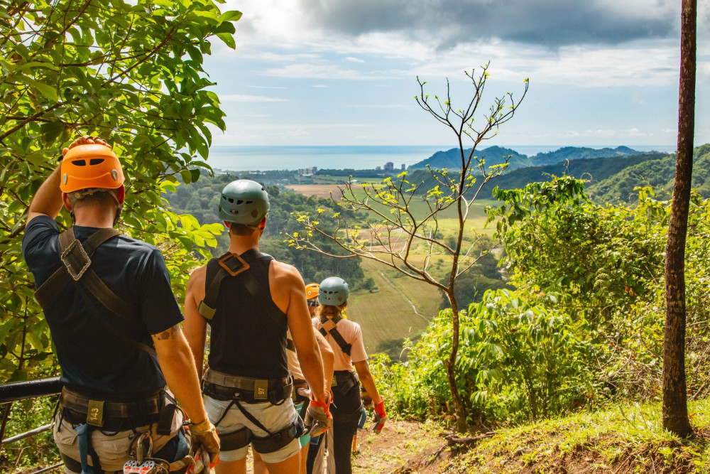 Arial Rope Course Challenge at Rainforest Park Jacó