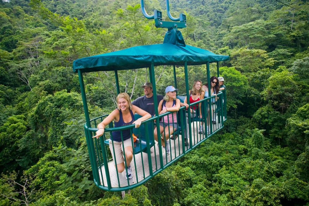 Aerial Tram and Zip Line Tour Rainforest Park Jacó