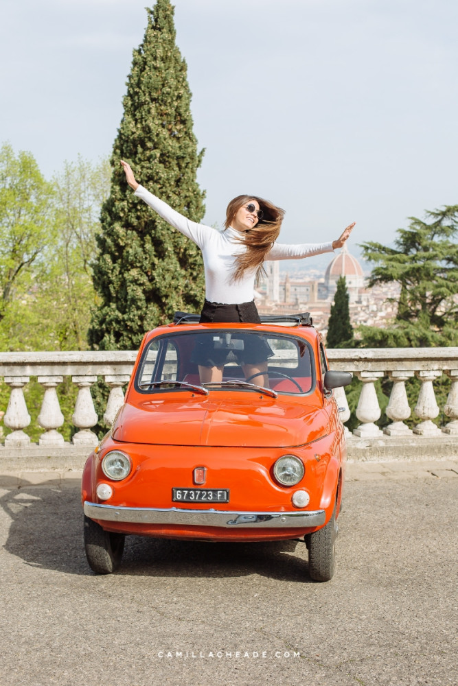 2-hours Private Vintage FIAT 500 in the Tuscan hills