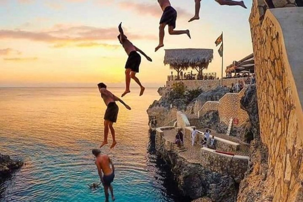 Negril Beach And Sunset