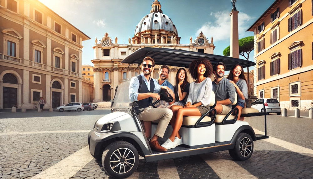 Rome Off-the-Beaten-Path 3-Hour Golf Cart Tour