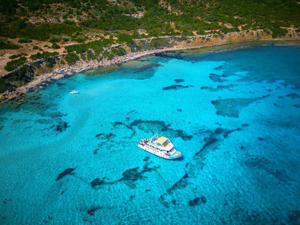 Blue Lagoon Boat Cruise with Bus Transfer from Paphos